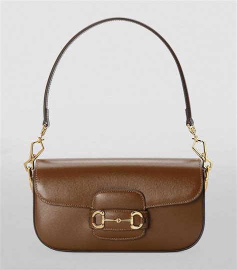 gucci 1955 horsebit leather shoulder bag womens